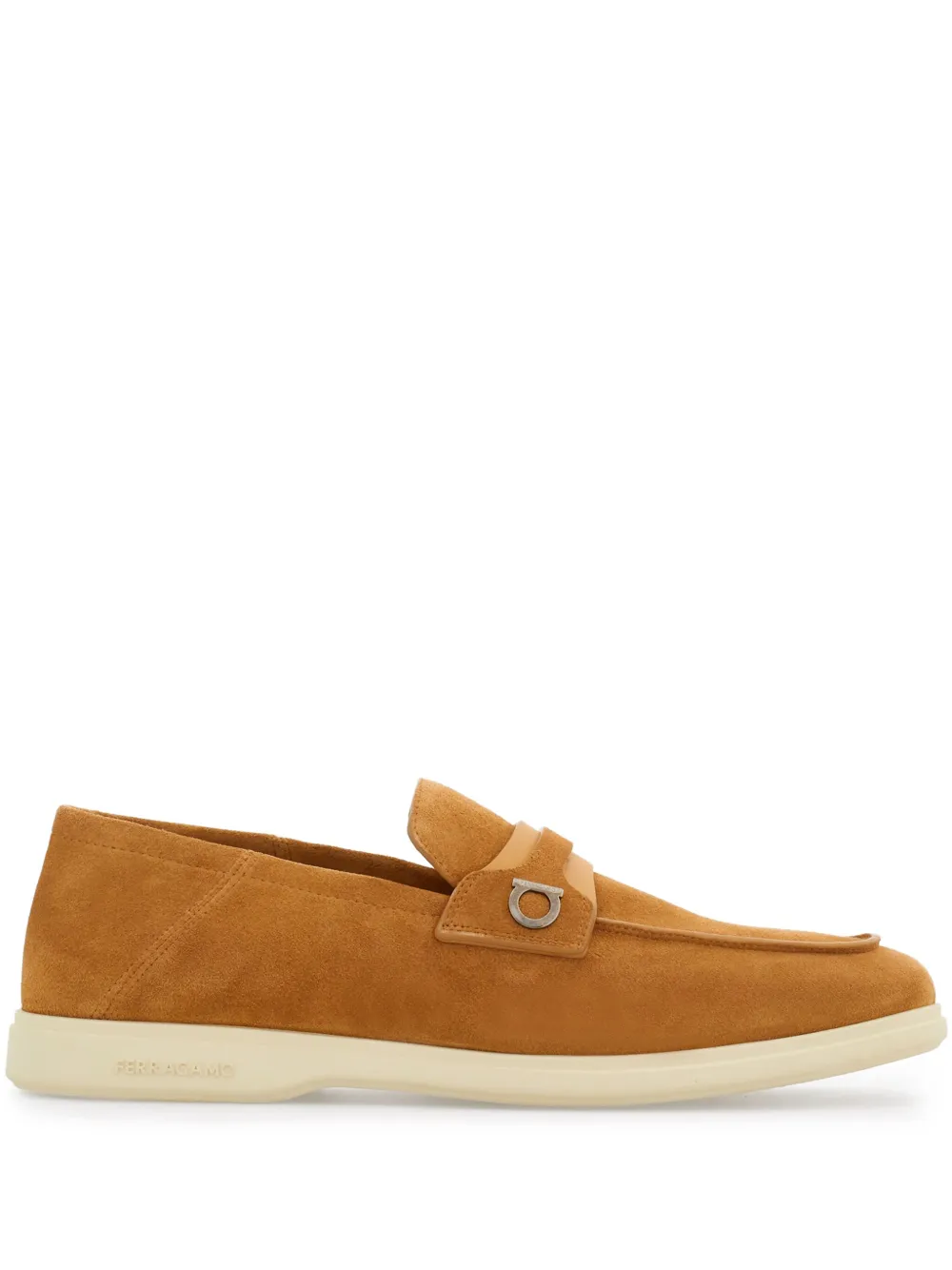 

Лоферы с пряжкой Gancini Ferragamo, нейтральный