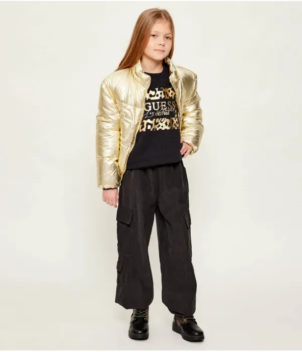Толстовка loose fit Guess, черный — фото 2