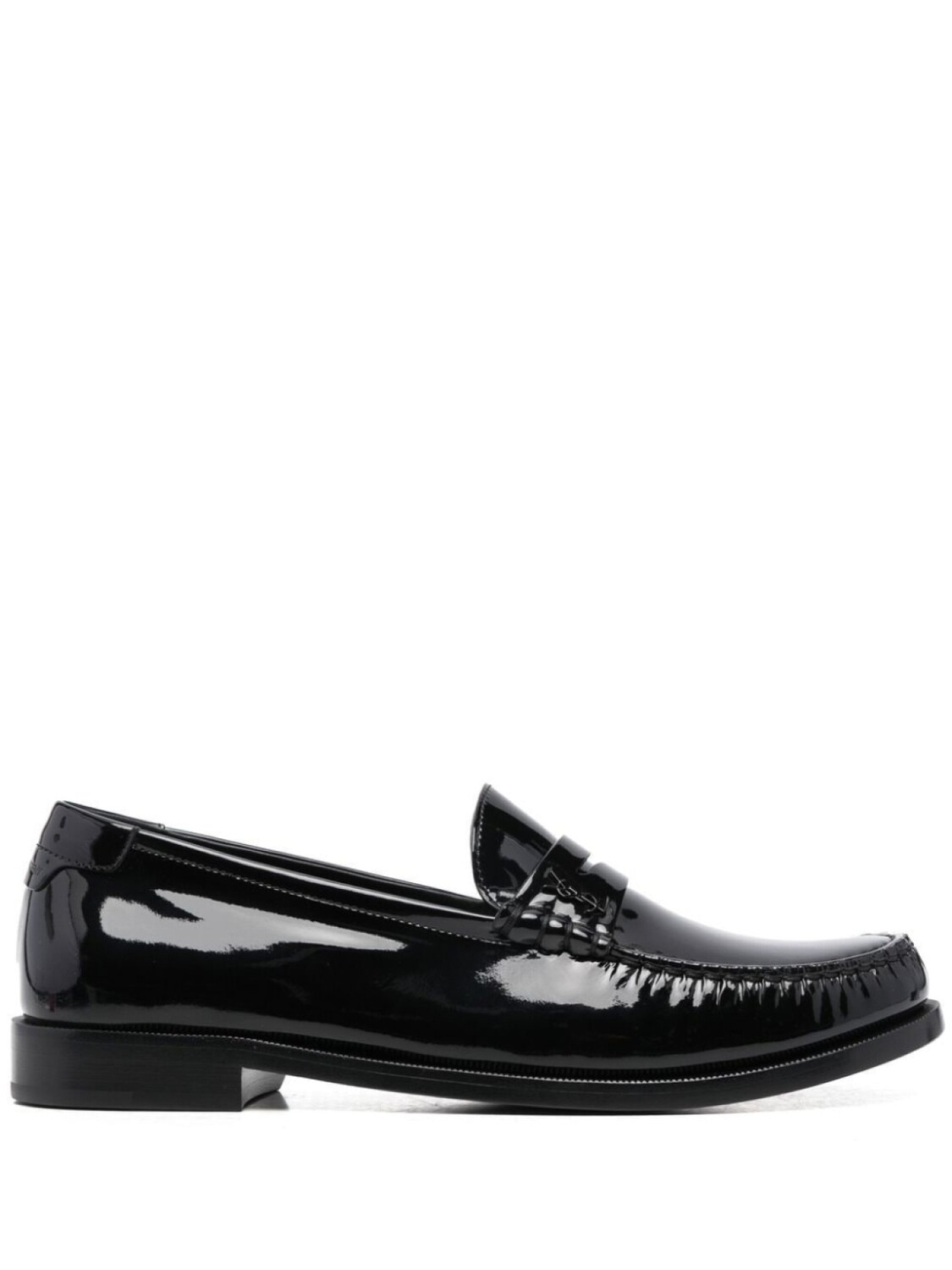 

Saint Laurent глянцевые лоферы, черный