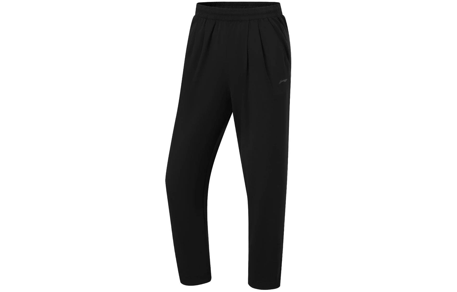 

LINING Фитнес серия вязаные спортивные штаны женские черные