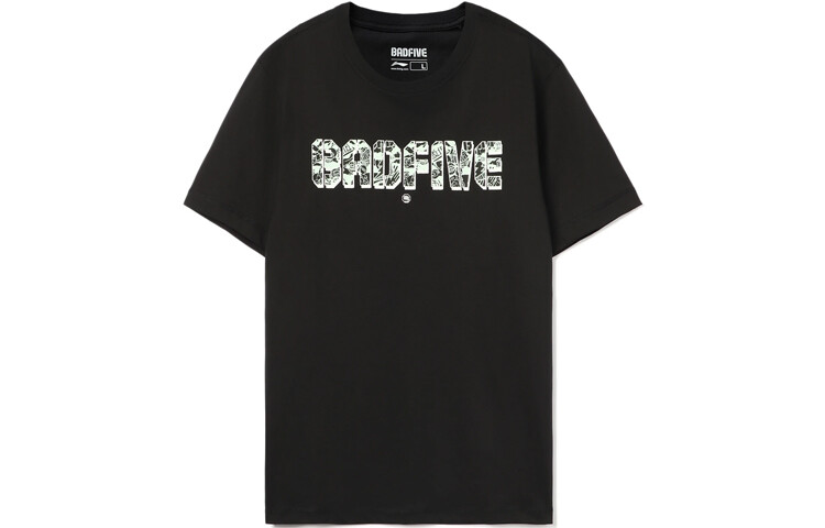 

Футболка Badfive мужская черная Lining, черный