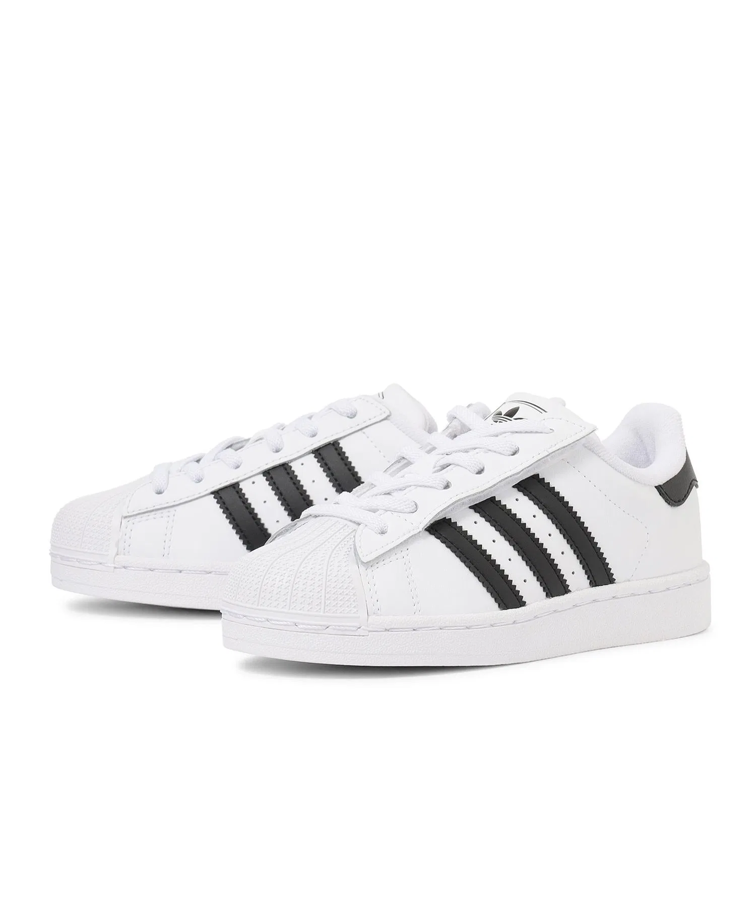 Детские кроссовки adidas SUPERSTAR II CF EL белые — фото 3