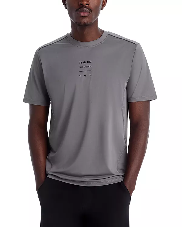 

Футболка с коротким рукавом и графическим логотипом Represent 247, серый