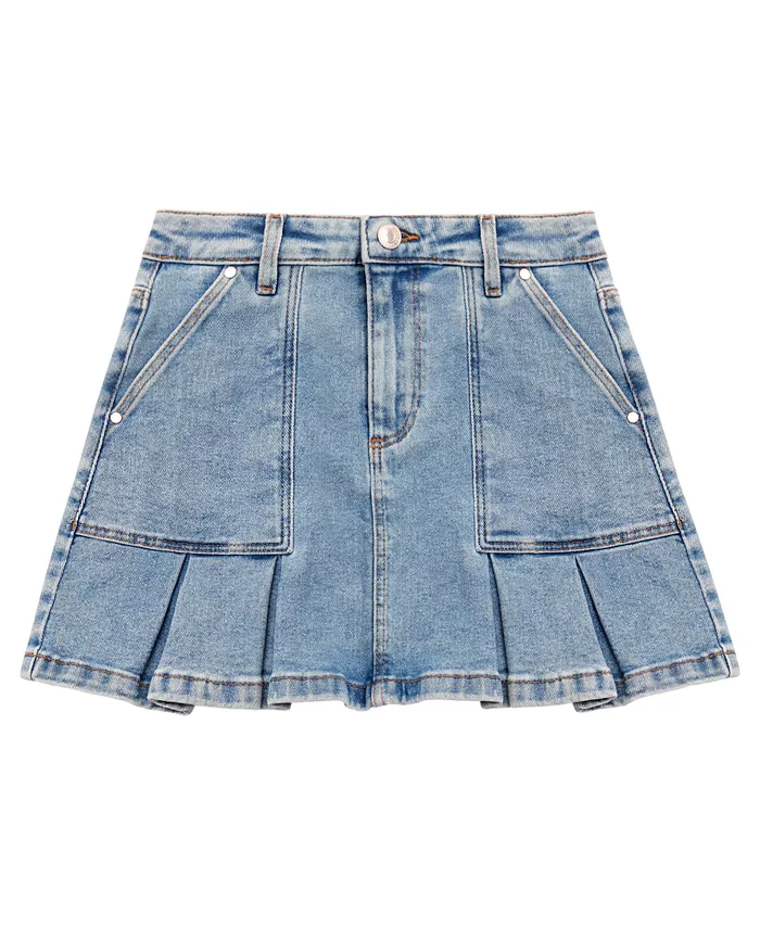 

Большие девочки растягивающая джинсовая юбка Guess, синий