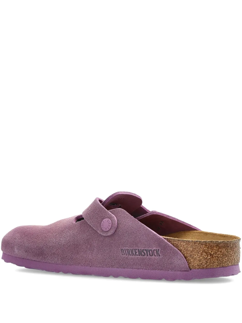 

Замшевые мюли с пряжкой Boston BIRKENSTOCK, фиолетовый