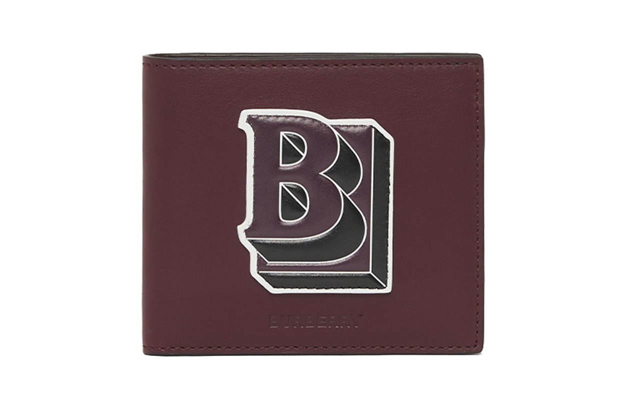 

Кожаный бумажник мужской глубокий каштан Burberry