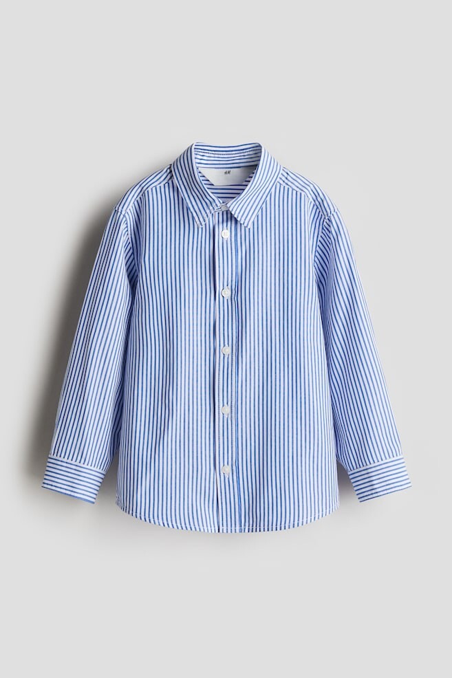 

Хлопковая рубашка с длинными рукавами H&M, мультиколор