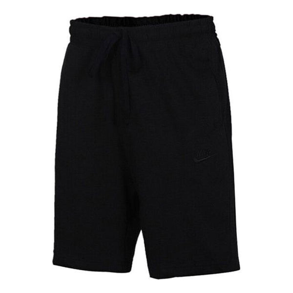 

Шорты solid color minimalistic sports shorts black Nike, черный
