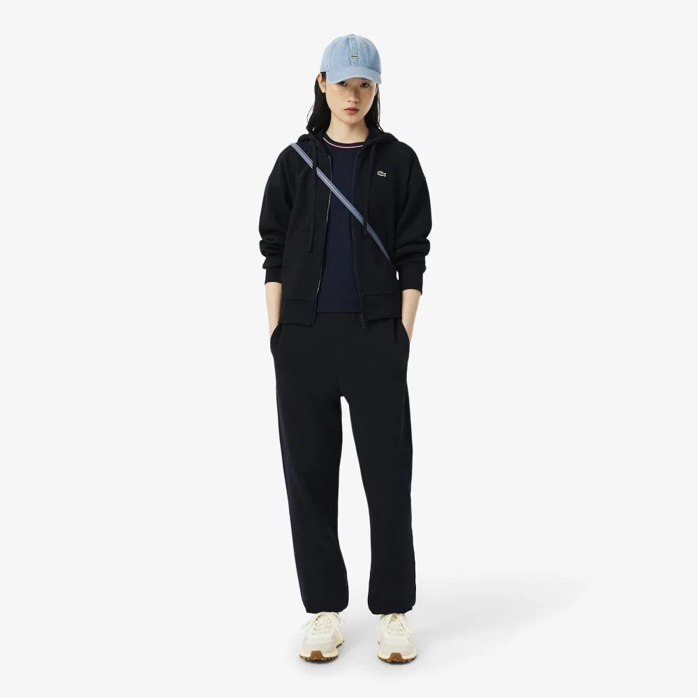 Брюки спортивные Lacoste Double Face Pique, темно-синие