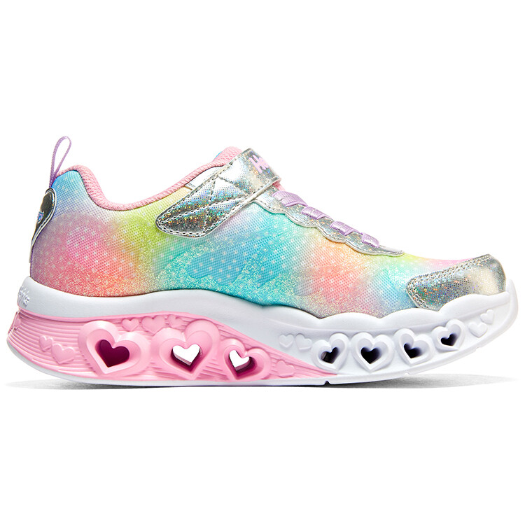 Кроссовки Skechers Flutter Heart Lights Kids Lifestyle Shoes Kids Low-top Pink, розовый — фото 2