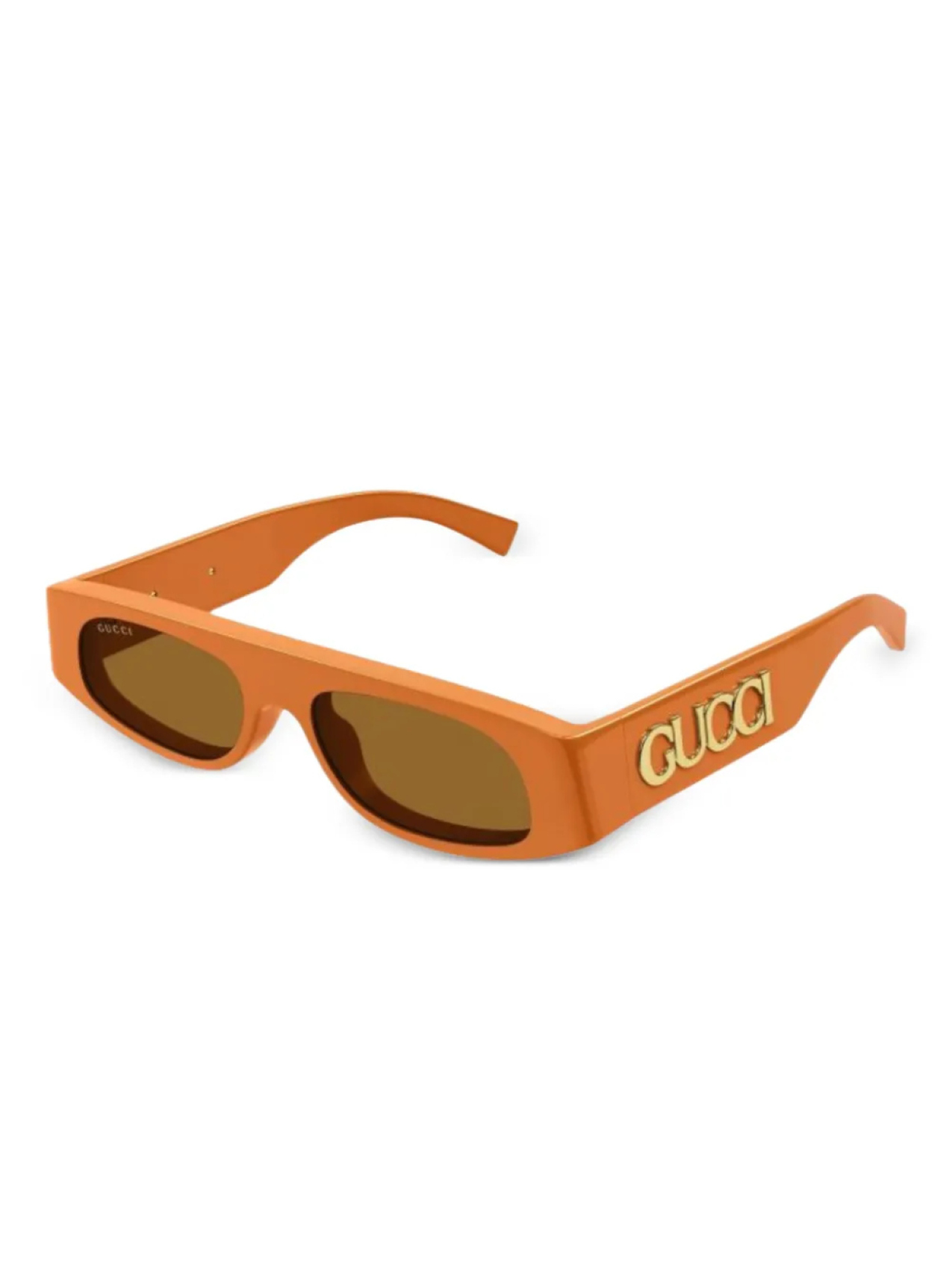 Солнцезащитные очки с логотипом Gucci Eyewear, оранжевый — фото 2