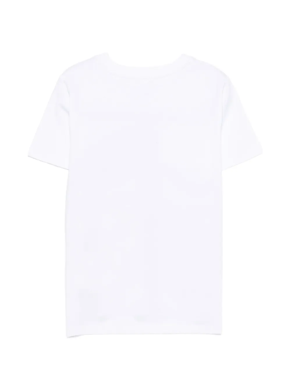 Футболка с принтом кита Stella Mccartney Kids, белый — фото 2