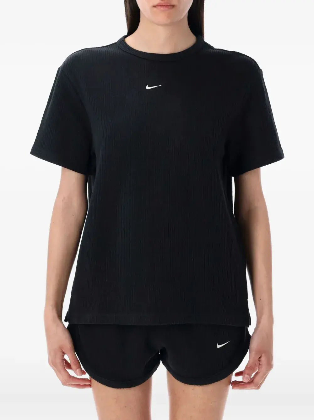 

Топ в рубчик Nike, черный