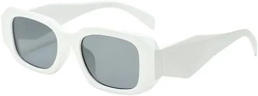 

Солнцезащитные очки для женщин и мужчин, модные солнцезащитные очки с защитой UV400, очки для активного отдыха, незаменимые в путешествиях LOVQZAOF, White