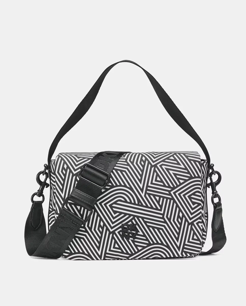 

Сумка на плечо JENNY с клапаном DKNY, чёрный, Черный, Сумка на плечо JENNY с клапаном DKNY, чёрный