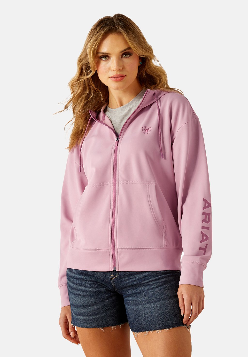 

Толстовка на молнии BREEZE FULL ZIP Ariat, розовый
