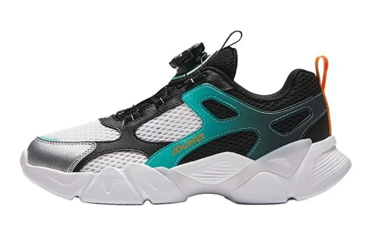 Antakids Детские повседневные кроссовки low top белый черный зеленый