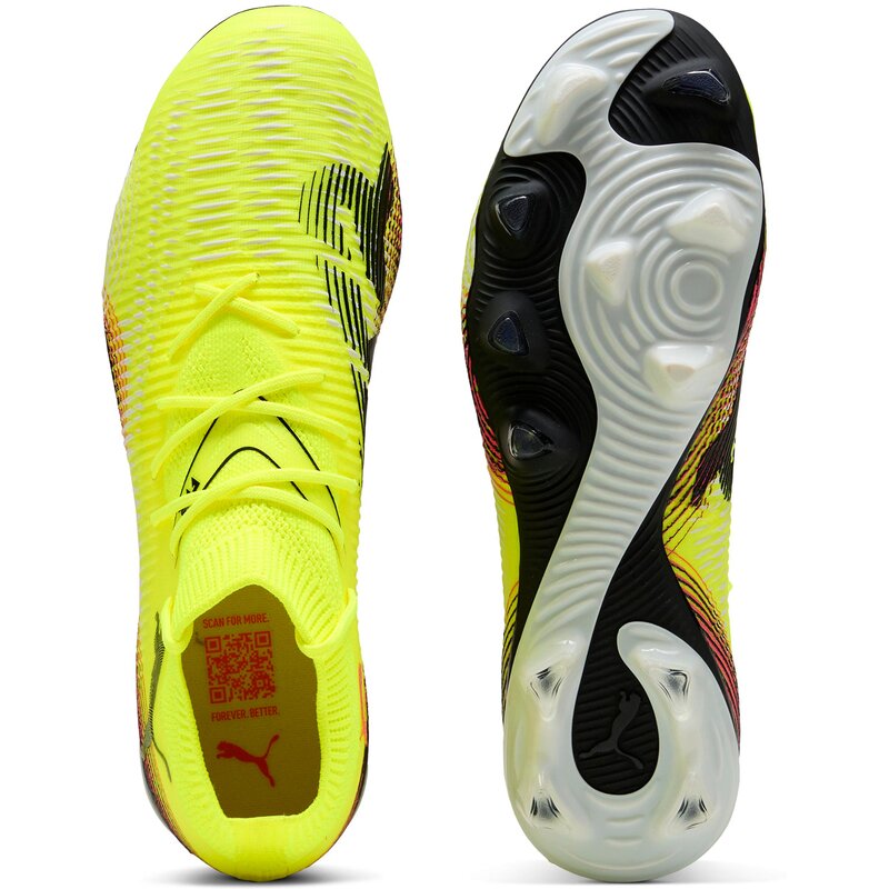 Футбольные бутсы для газона Future 8 Match FG/AG Puma, черный — фото 2