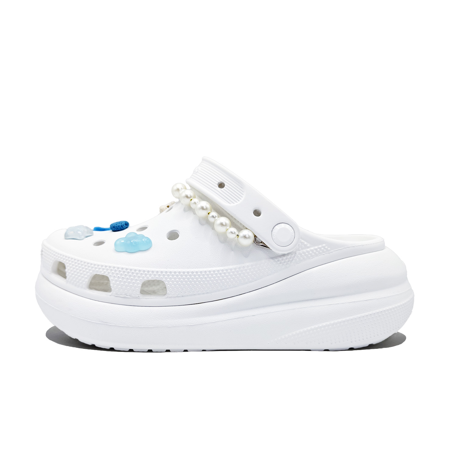 Crocs Кроссовки Crush Clog женские белые, цвет White