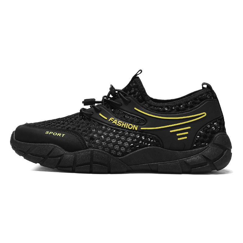 

Дышащие и легкие мужские повседневные кроссовки Low Top ZULISHI, черный