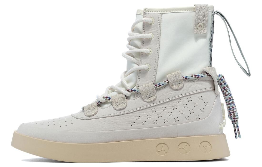 

Кроссовки LI-NING 1990 Tour Series Skateboarding Shoes Men High-top, белый