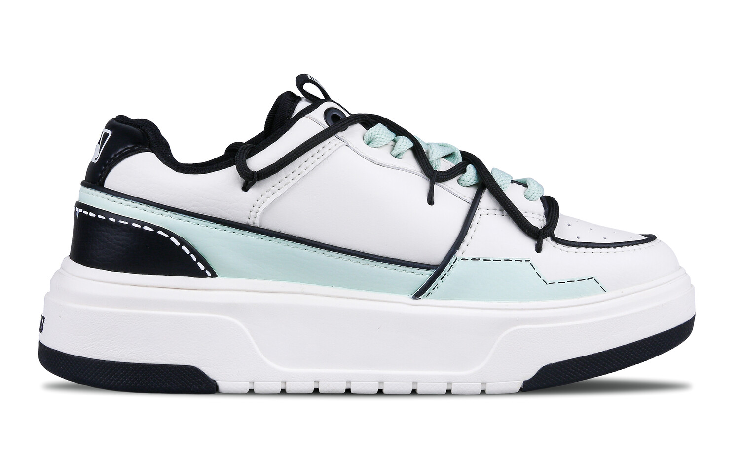 

Кроссовки MLB Chunky Liner Skateboarding Shoes Unisex Low-top White, светло-зеленый