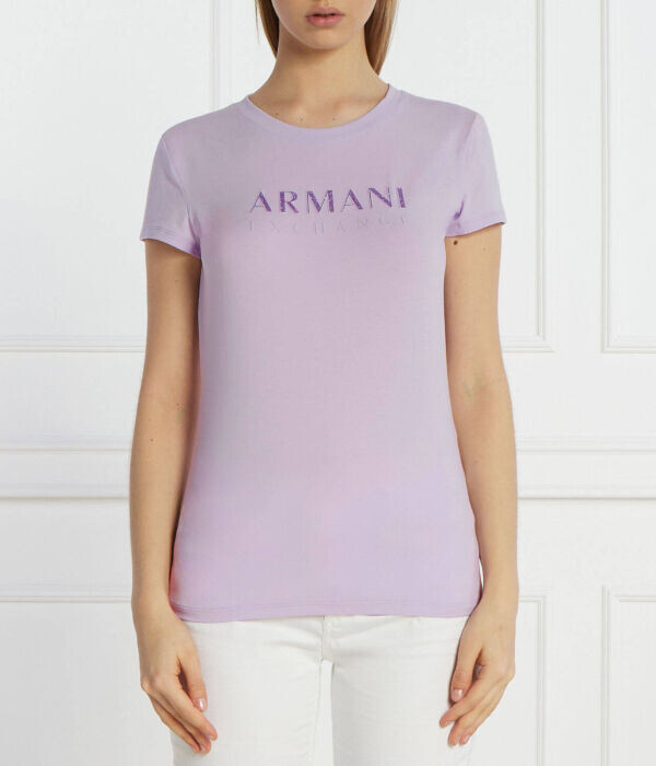 

Футболка Slim Fit Armani Exchange, фиолетовый