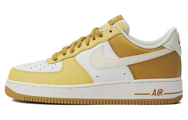 

Nike Air Force 1 Low '07 Bronzine Saturn Gold, Желтый Белый