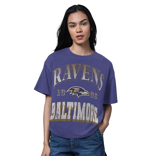 

Женская футболка Baltimore Ravens Hall of Fame оверсайз в вересково-фиолетовом цвете Starter, Фиолетовый, Женская футболка Baltimore Ravens Hall of Fame оверсайз в вересково-фиолетовом цвете Starter