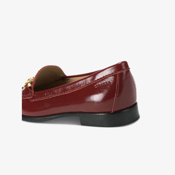 Туфли-Лоферы из лакированной кожи с отделкой Click Snaffle Carvela Comfort, красный — фото 4