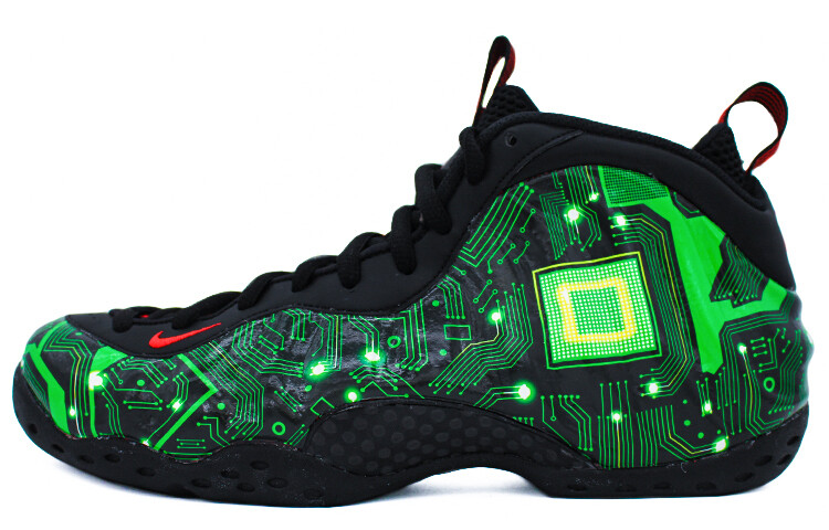 

Мужские баскетбольные кроссовки Nike Foamposite One Vintage, Black, Черный, Мужские баскетбольные кроссовки Nike Foamposite One Vintage, Black