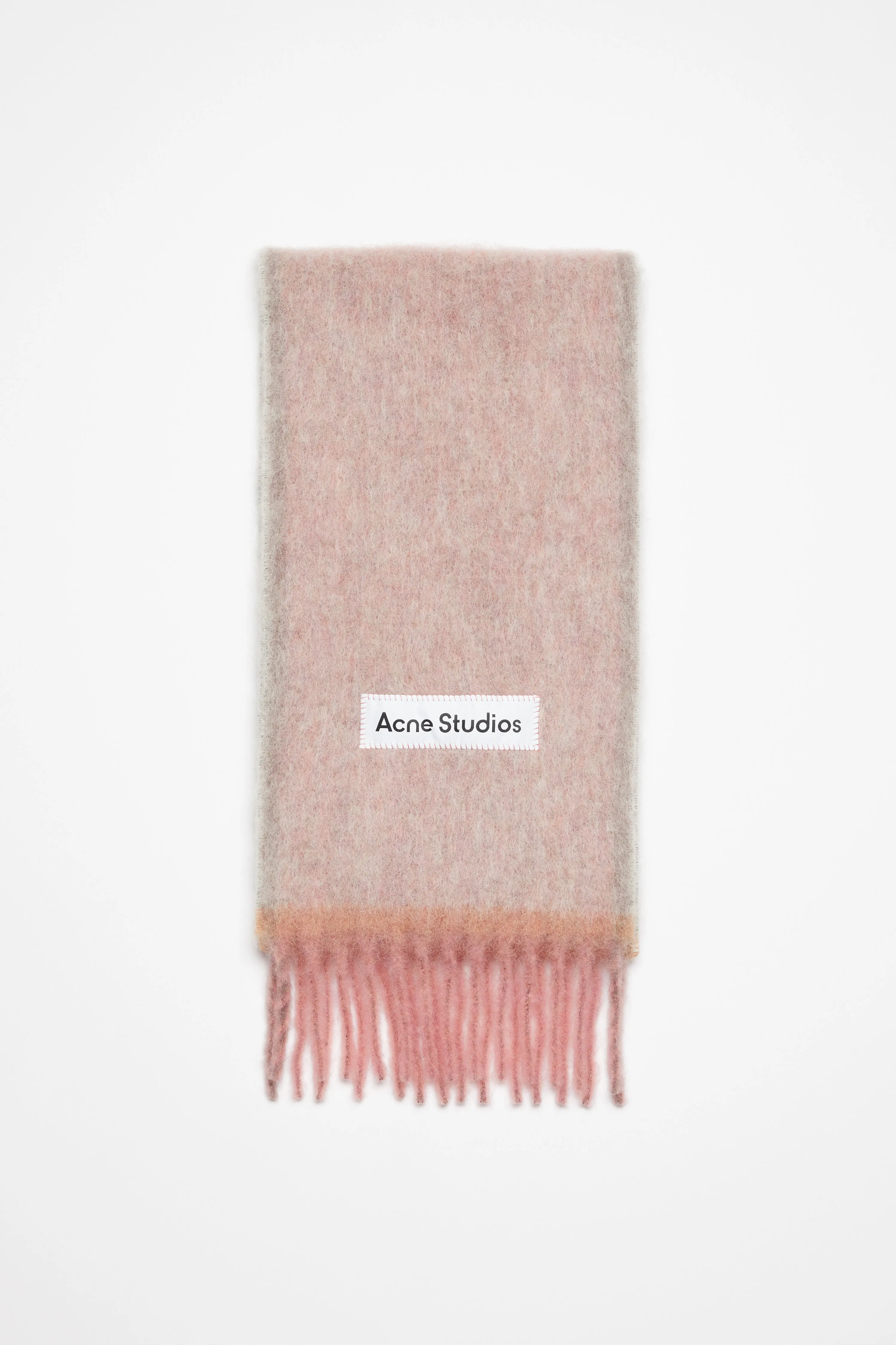 

Шерстяной мохеровый шарф - Узкий Acne Studios, Dusty pink