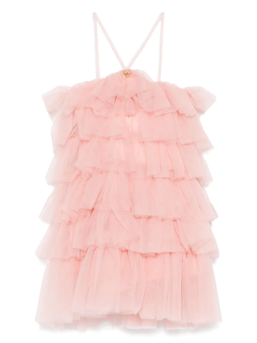 

Платье из тюля Pinko Kids, розовый