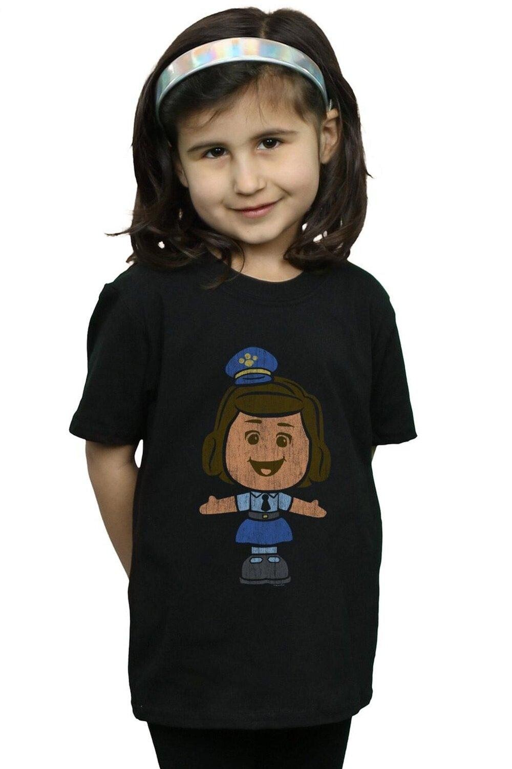 

Классическая хлопковая футболка «История игрушек 4» Giggle McDimples Disney, черный