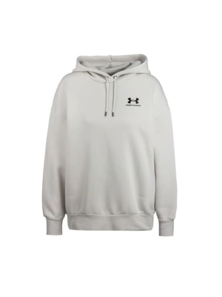 

Лонгслив Under Armour Hoodie ESSENTIAL FLC OS HOODIE, белый