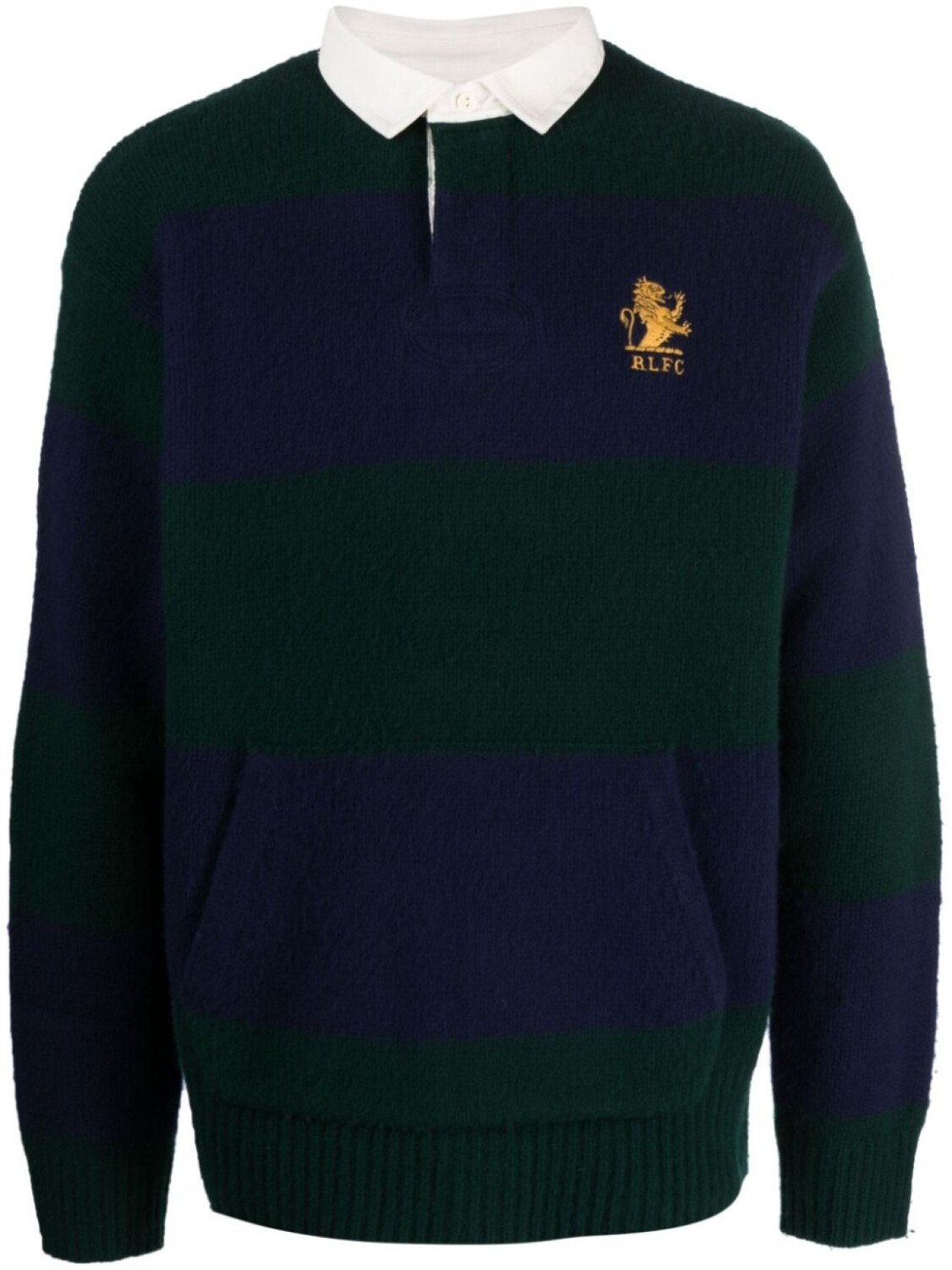 

Polo Ralph Lauren полосатый шерстяной джемпер с вышитым логотипом, зеленый