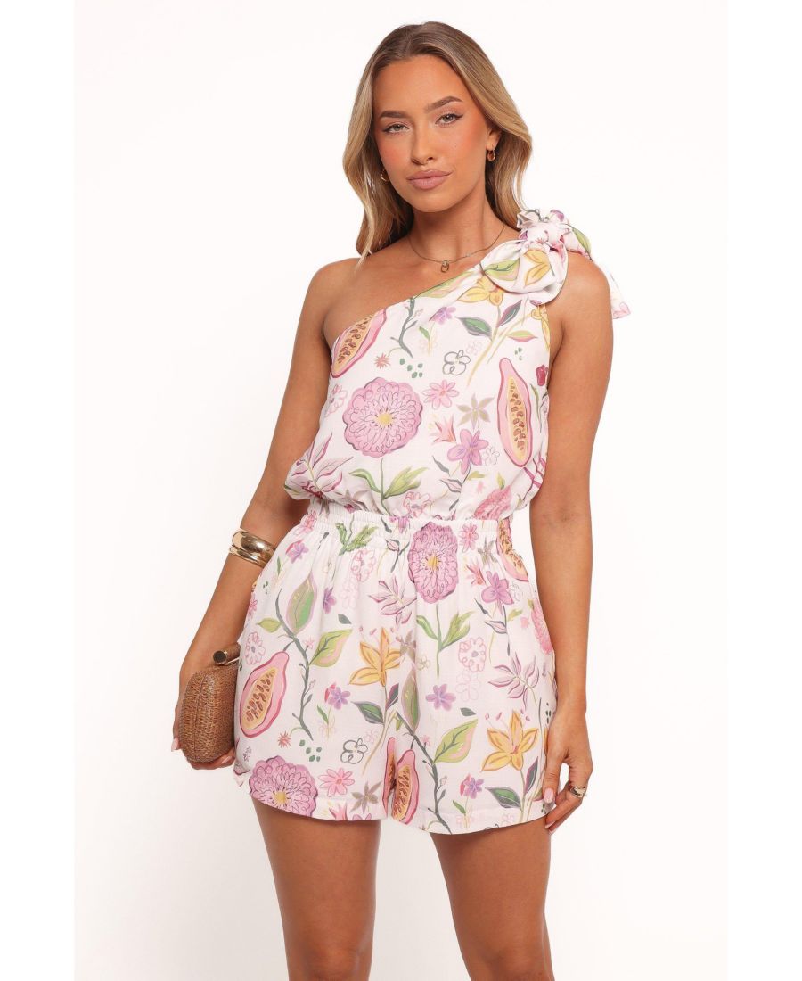 

Женский комбинезон Sally с цветочным принтом "Садовый узор" Petal and Pup, White