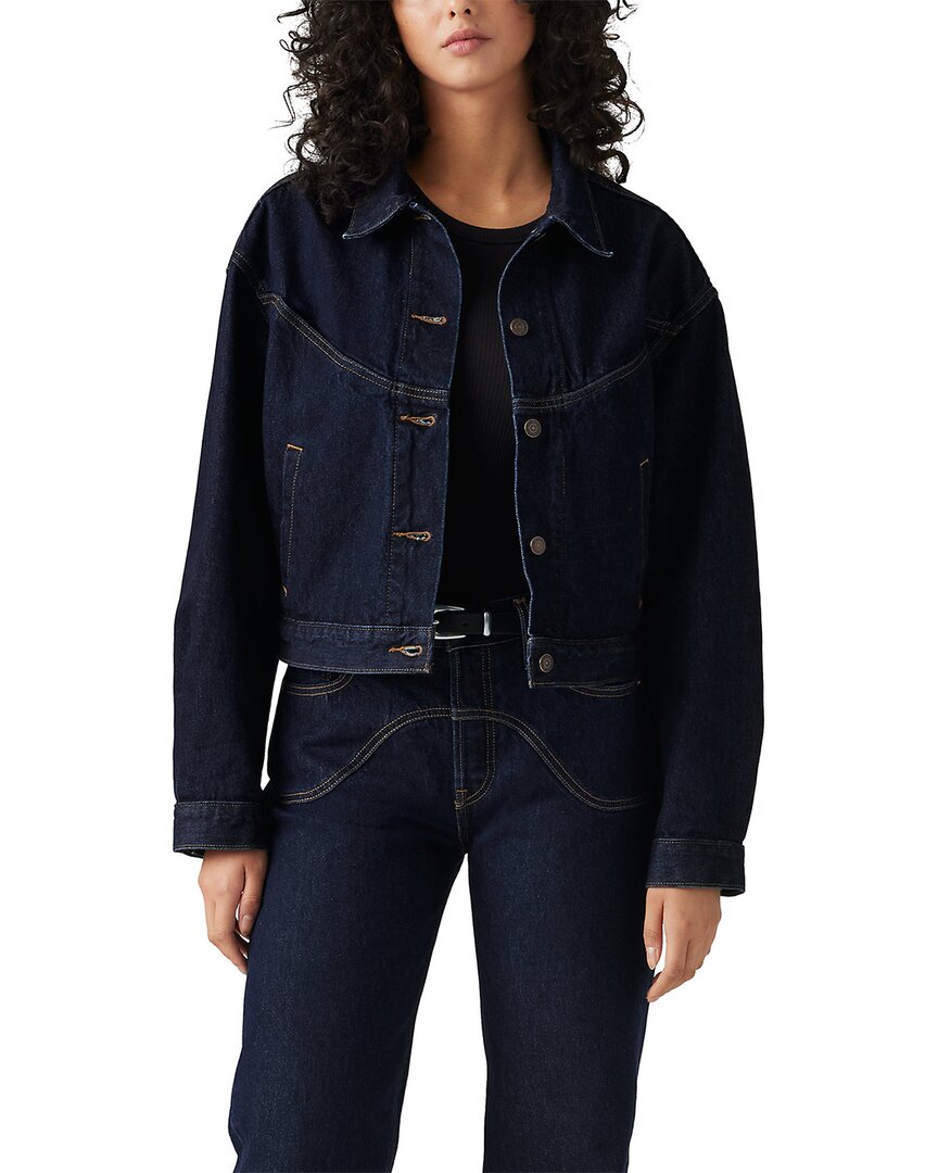 

Левис Укороченная ковбойская куртка 90-х Levi's, мультиколор