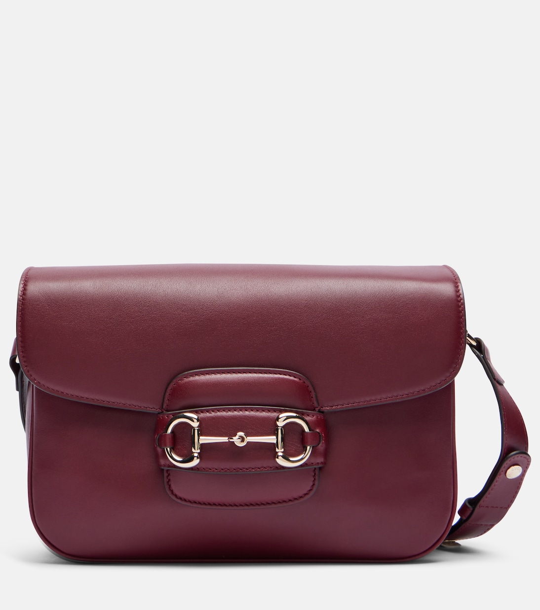 

Сумка через плечо мягкая средняя Horsebit 1955 Gucci, Rosso Ancora