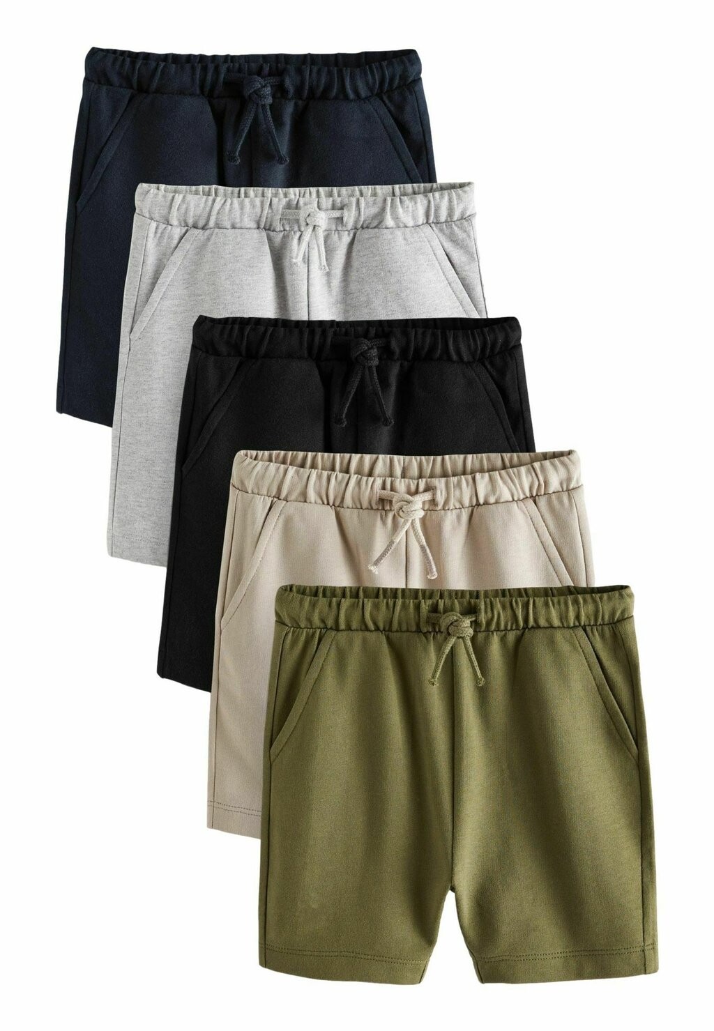 

Брюки для бега 5 PACK REGULAR FIT Next, цвет khaki green grey black