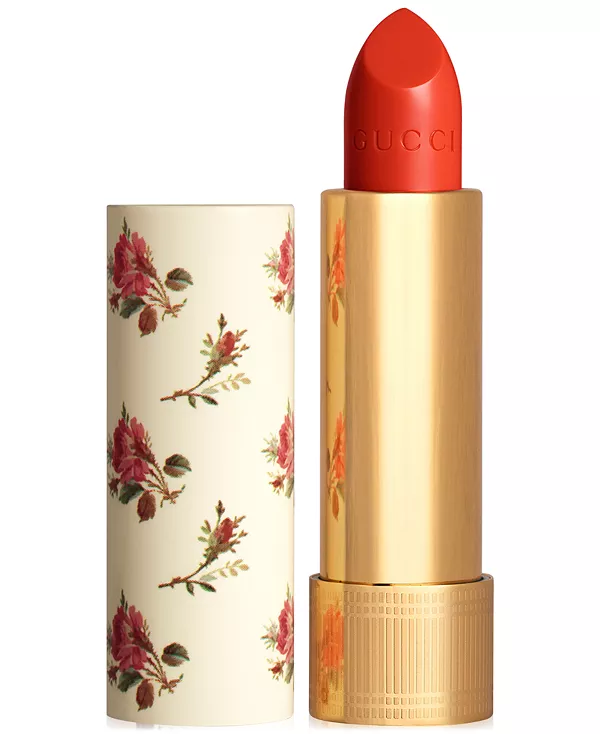 Прозрачная помада Rouge à Lèvres Voile Gucci, 302 - agatha orange