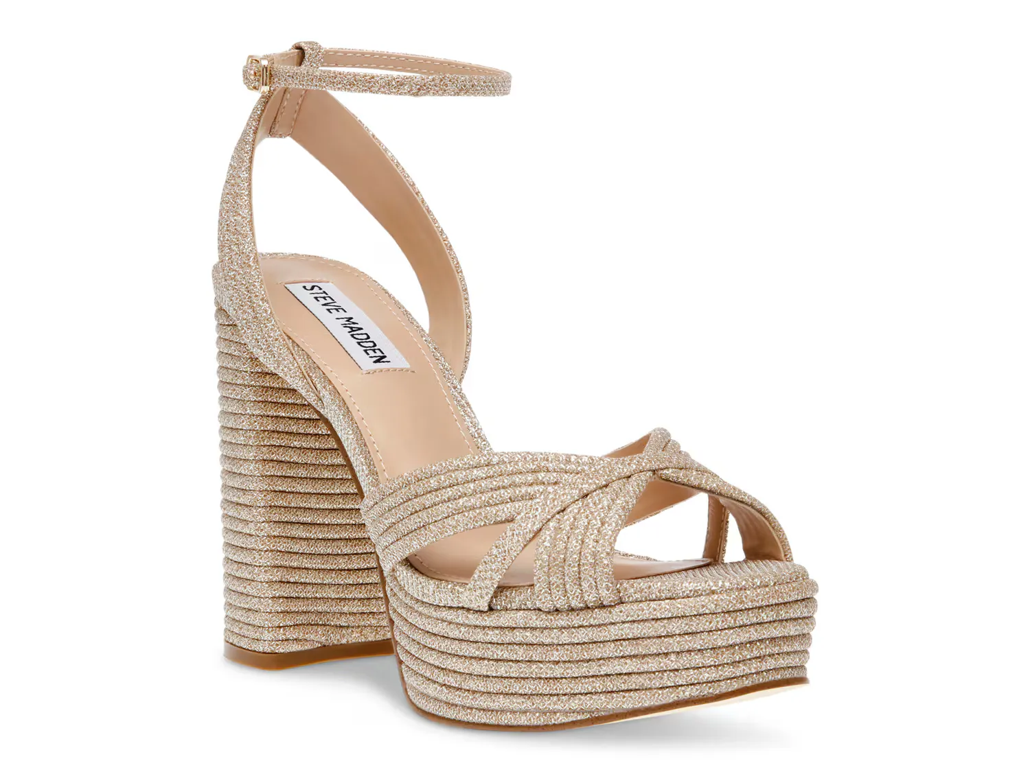 

Сандалии Laurel Platform Sandal Steve Madden, золото