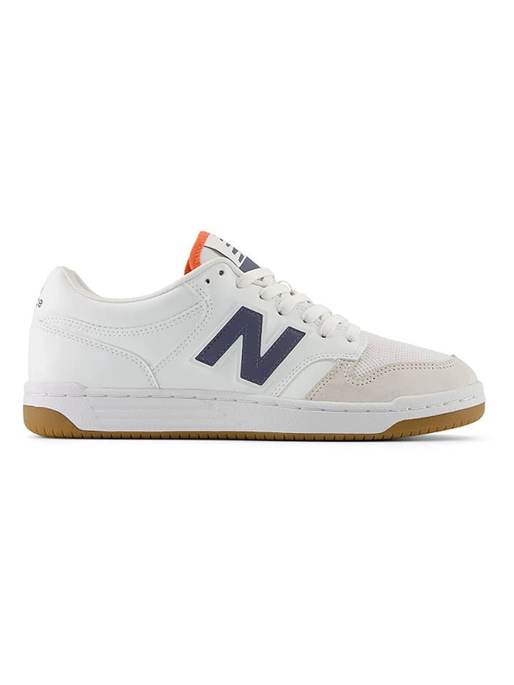 

Низкие кроссовки New Balance Leder BB480, цвет weiß/dunkelblau