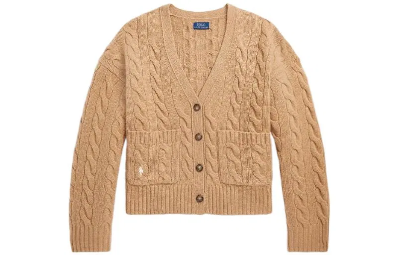 Свитер из кашемира FW22 женский Khaki Polo Ralph Lauren