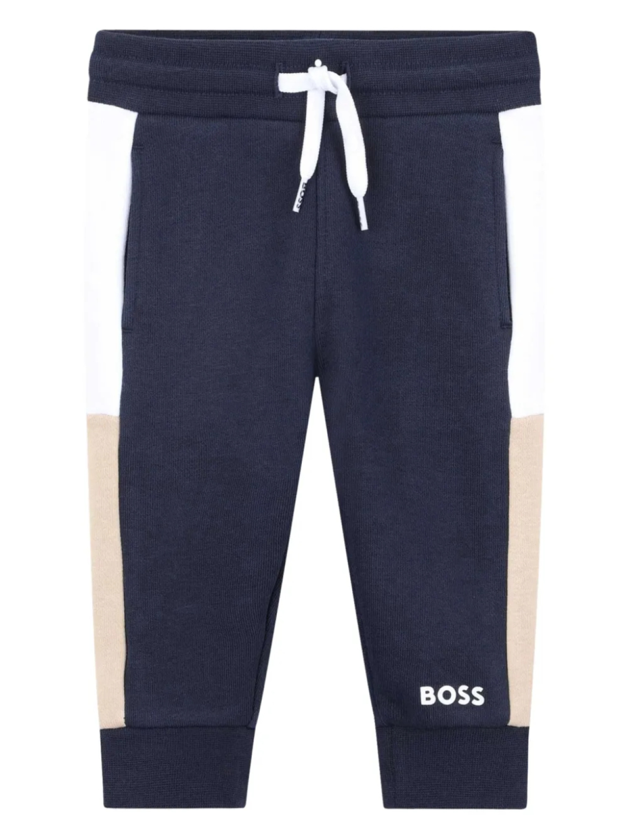 

Спортивные брюки в стиле колор-блок BOSS Kidswear, синий