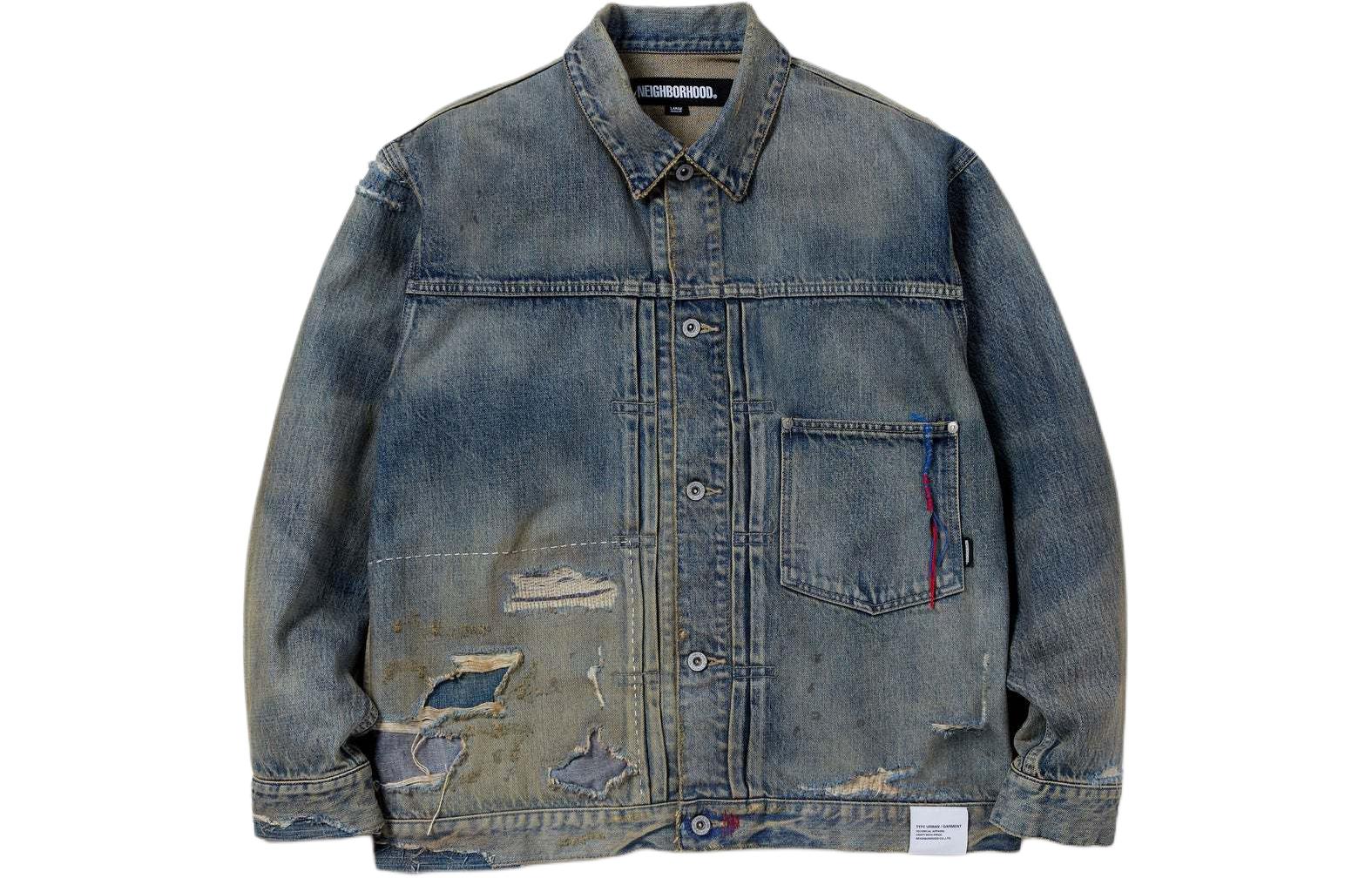 

NEIGHBORHOOD Стильная джинсовая куртка тип 1, Indigo