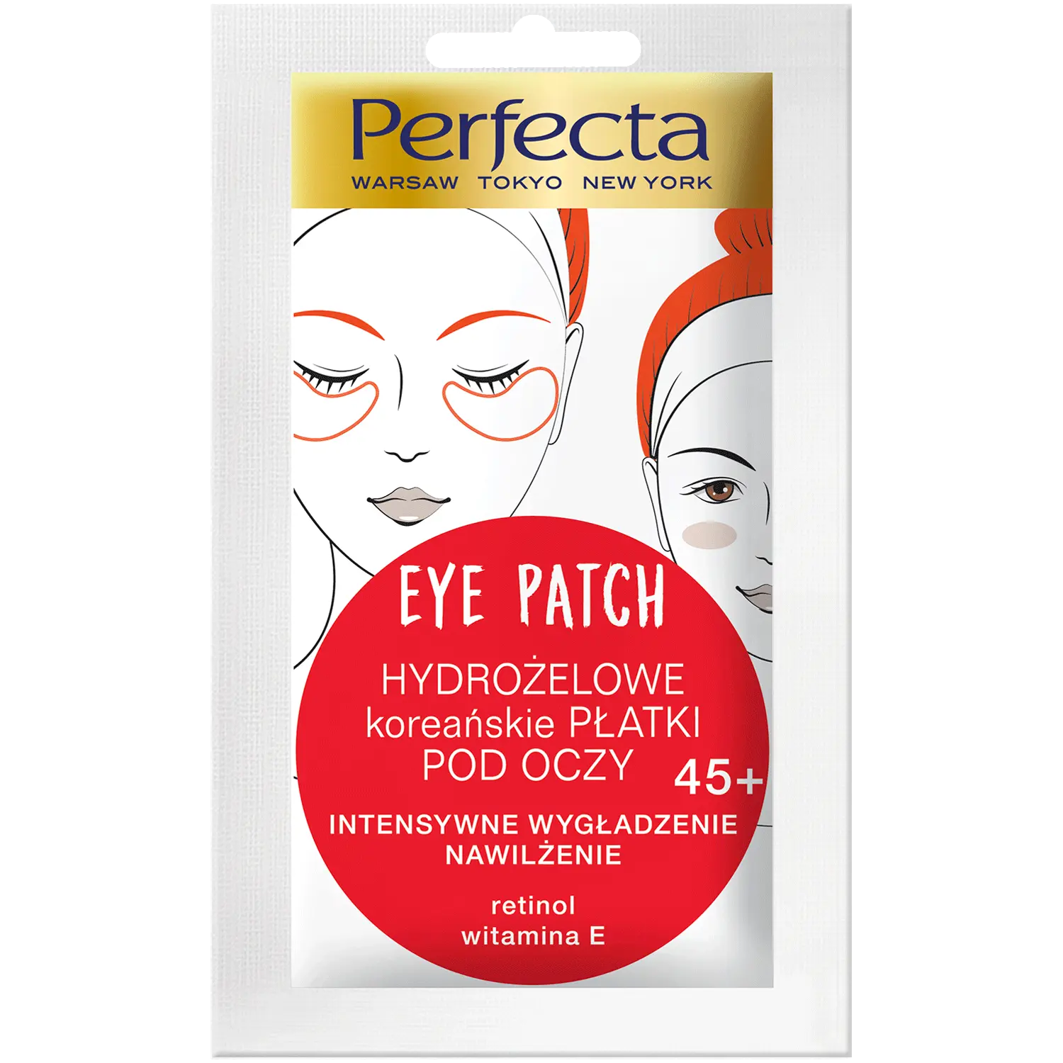 

Гидрогелевые корейские патчи под глаза 45+ Perfecta Eye Patch, 1 пара