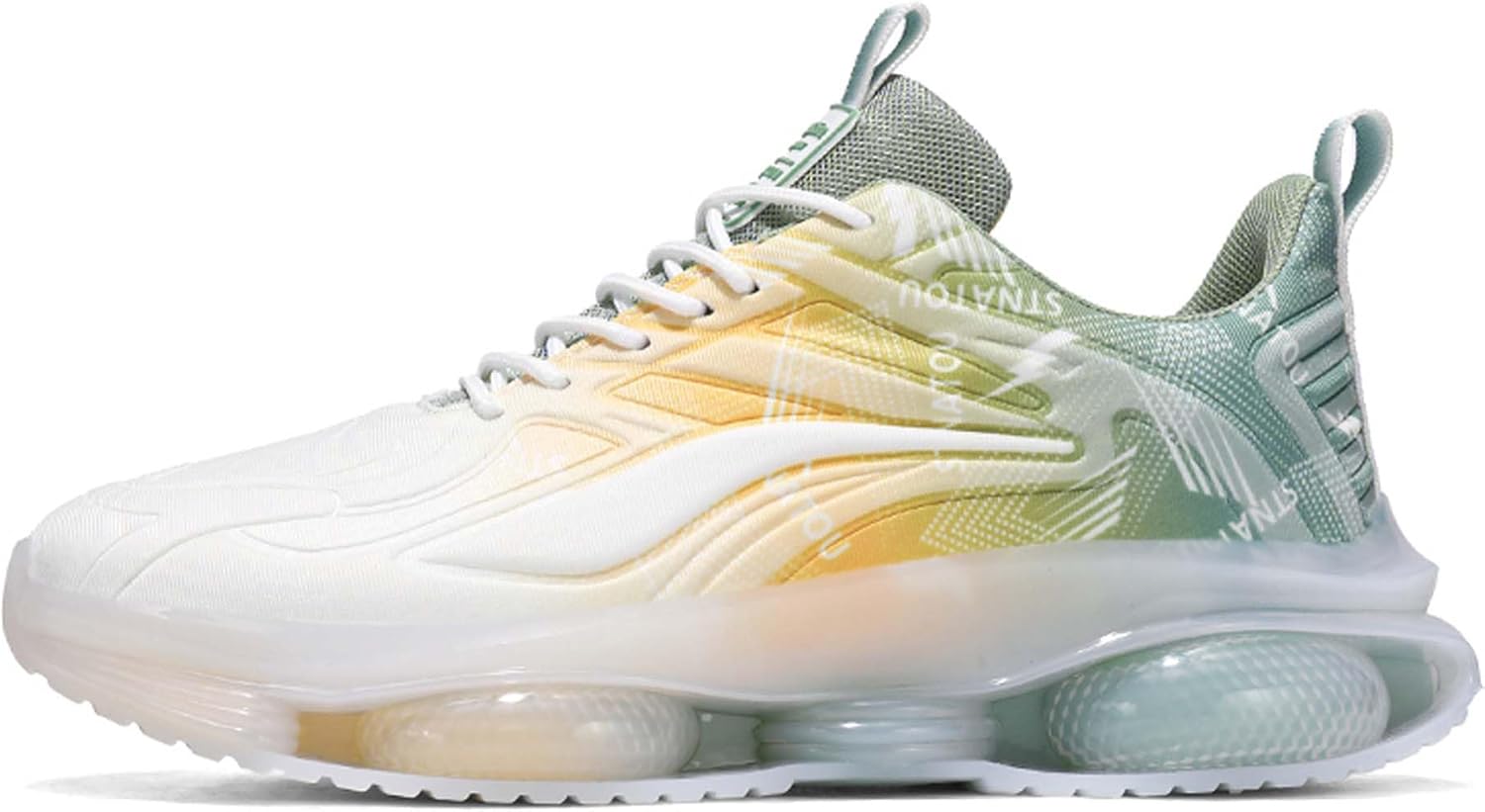 

Мужские дышащие кроссовки для бега с противоскользящей подошвой, для фитнеса и отдыха, спортивные кроссовки для баскетбола, модные теннисные кроссовки для фитнеса и кросс-тренинга Wurmiuhd, зеленый