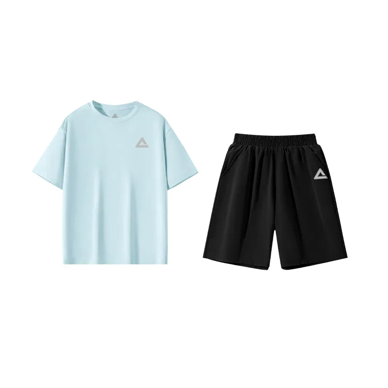 Детский спортивный костюм PEAK Minimalist Style Label Reflective Silver K белый — фото 4