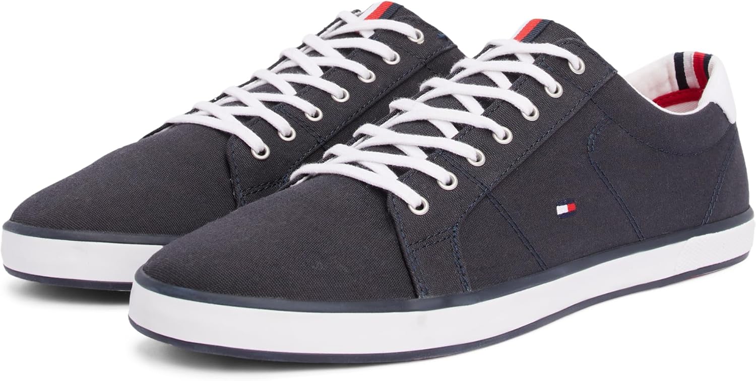 Мужские культовые длинные кроссовки Tommy Hilfiger LACE, Blue Midnight — фото 3